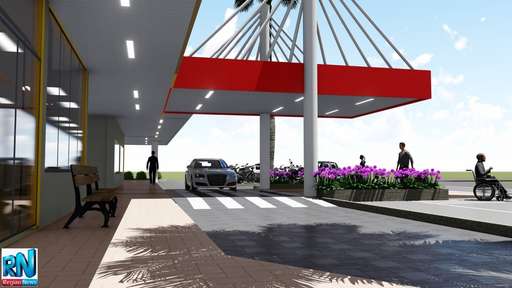 Reforma da rodoviária vai custar R$ 598 mil e ordem de serviço da pista de caminhada já foi assinada - Imagem da galeria de imagens