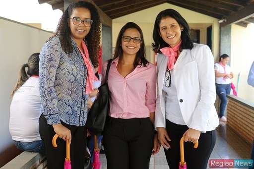 Outubro Rosa: Mulheres que venceram o câncer são homenageadas no Hospital Elmiria Silvério Barbosa - Imagem da galeria de imagens
