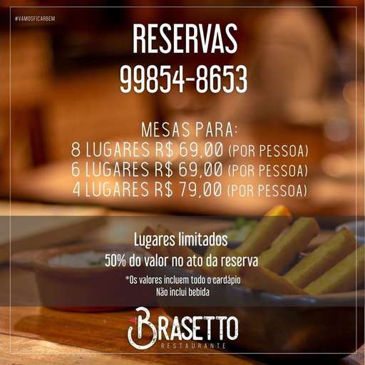 Com inauguração confirmada para 10 de junho, Brasetto começa reserva de mesas - Imagem da galeria de imagens