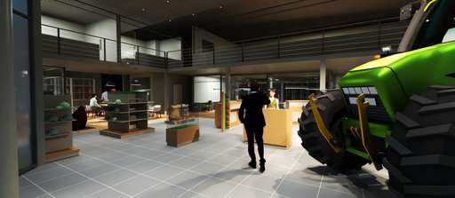 Fabricante alemã de tratores fecha negócio com produtores e 1ª concessionária do país começa ser construída em Sidrolândia - Imagem da galeria de imagens
