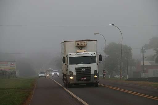 Neblina e chegada de frente fria marcam o início da manhã desta segunda-feira em Sidrolândia - Imagem da galeria de imagens