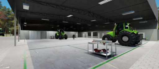 Fabricante alemã de tratores fecha negócio com produtores e 1ª concessionária do país começa ser construída em Sidrolândia - Imagem da galeria de imagens