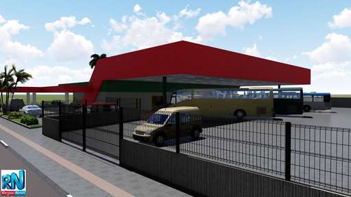 Reforma da rodoviária vai custar R$ 598 mil e ordem de serviço da pista de caminhada já foi assinada - Imagem da galeria de imagens