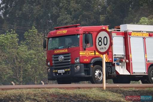 Com ajuda de fazendeiros, bombeiros conseguem controlar queimada em pasto na Fazenda Exposição - Imagem da galeria de imagens