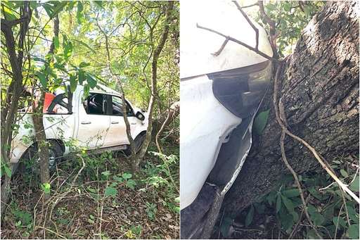 Após falha mecânica, advogado sidrolandense perde o controle e bate em árvore - Imagem da galeria de imagens