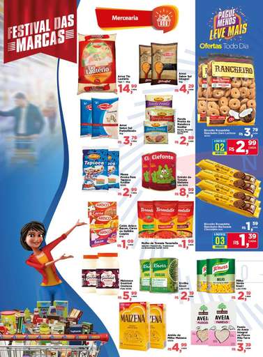 Supermercado Nandas tem 15 dias de promoções com preço baixo em Sidrolândia - Imagem da galeria de imagens