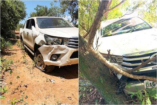 Após falha mecânica, advogado sidrolandense perde o controle e bate em árvore - Imagem da galeria de imagens