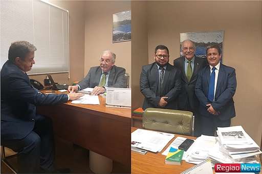 Em Brasília, prefeito tenta destravar Finisa e recursos para terminar creche - Imagem da galeria de imagens