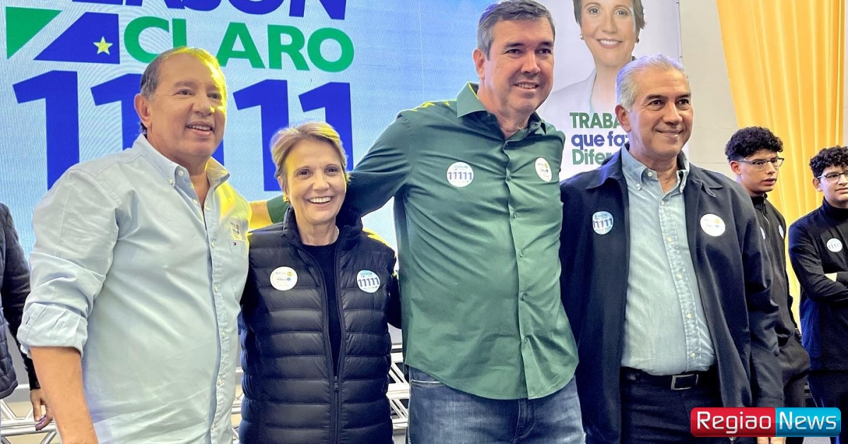 3 mil pessoas presentes Gerson Claro faz lançamento oficial da