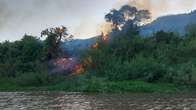 Fogo j&aacute; queimou mais de 170 mil hectares em 60 dias no Pantanal