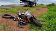 Motociclista morre após pneu estourar na MS-306