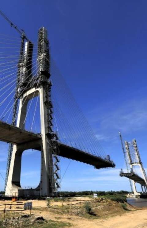 Ponte da Rota Bioceânica entra na fase final da obra com “beijo” entre os lados previsto para maio