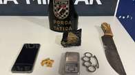 PM prende mulher no Cascatinha com droga na mochila