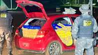Carro é encontrado com quase 700 quilos de drogas na MS-164 em Ponta Porã