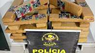 Passageira de carro de aplicativo é presa com malas recheadas de maconha