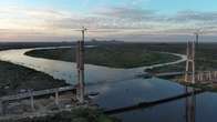 Ponte Bioceânica tem último segmento concretado e entra na fase final para conectar oceanos Atlântico e Pacífico