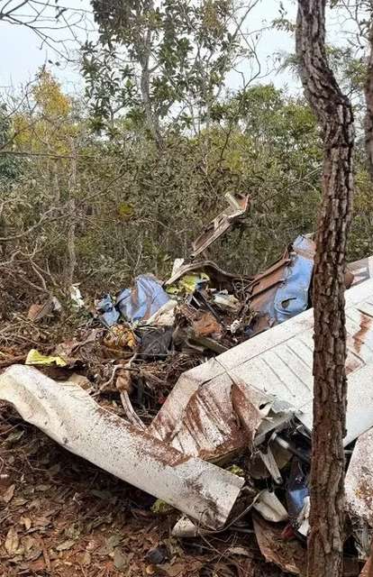 Avião cai e bombeiros fazem buscas por vítimas