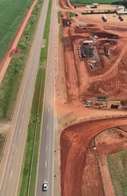 Obra cria desvio na BR-163 para construção de área de descanso
