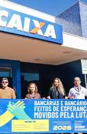 Paralisação na Caixa de Sidrolândia cobra contratação de funcionários e sindicato aponta déficit no atendimento