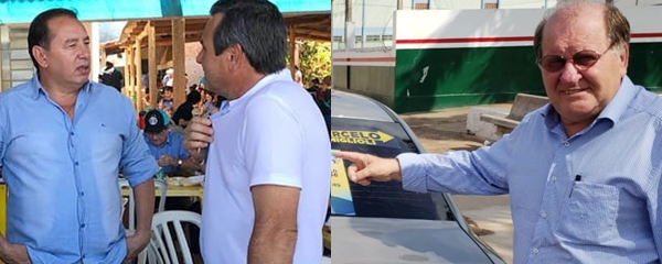 Candidatos caseiros, Enelvo e Gerson, aproveitam 1Âº final de semana de campanha para pedir votos na cidade