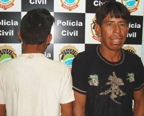 Presos pai e filho acusados de matar em aldeia de Amambai