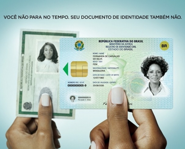 Brasil comeÃ§a a implantar RG com chip no mÃªs que vem