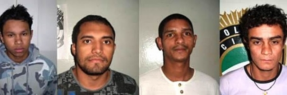 Divulgada fotos de detentos que fogiram da Cadeia PÃºblica em Nova Andradina
