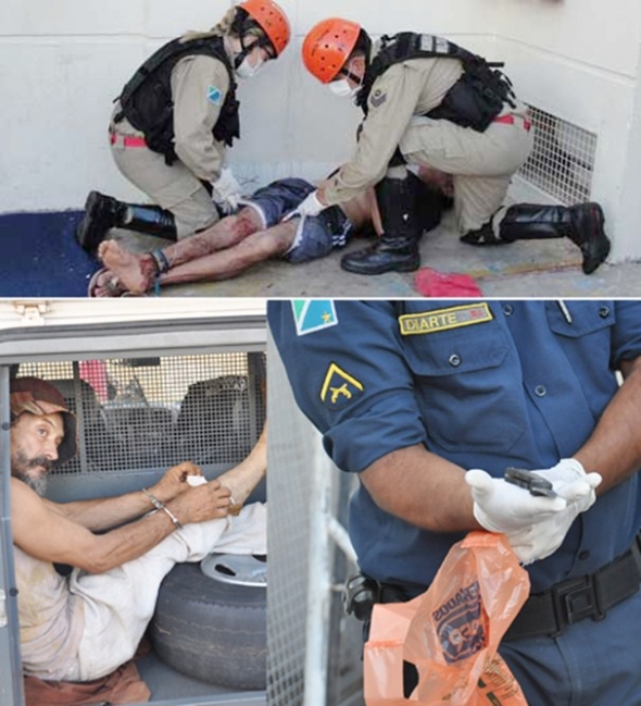 Morador de rua Ã© esfaqueado dentro de supermercado de Campo Grande