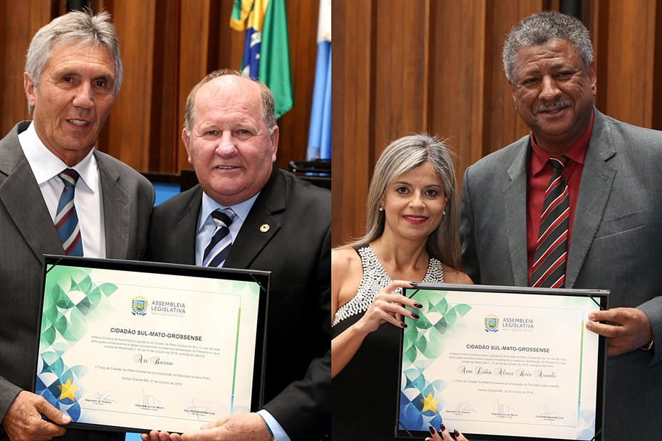 Ex-prefeito Ari Basso e 1Âª dama homenageados com tÃ­tulo de cidadÃ£o sul-mato-grossenses