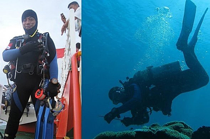 Mergulhador morre durante buscas pela caixa-preta do aviÃ£o que caiu na IndonÃ©sia