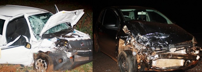 Identificadas vitimas do gravÃ­ssimo acidente na MS-376 entre Fox e Uno