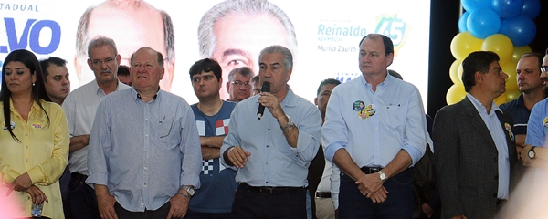 Reinaldo anuncia incentivo para gerar mais 300 empregos em frigorÃ­fico no lanÃ§amento da candidatura de Enelvo