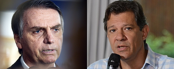 Datafolha: Bolsonaro tem 56% dos votos vÃ¡lidos e Haddad, 44%