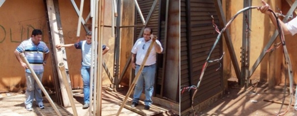 LadrÃµes levam 7 mil e 800 metros de fios das torres do DouradÃ£o