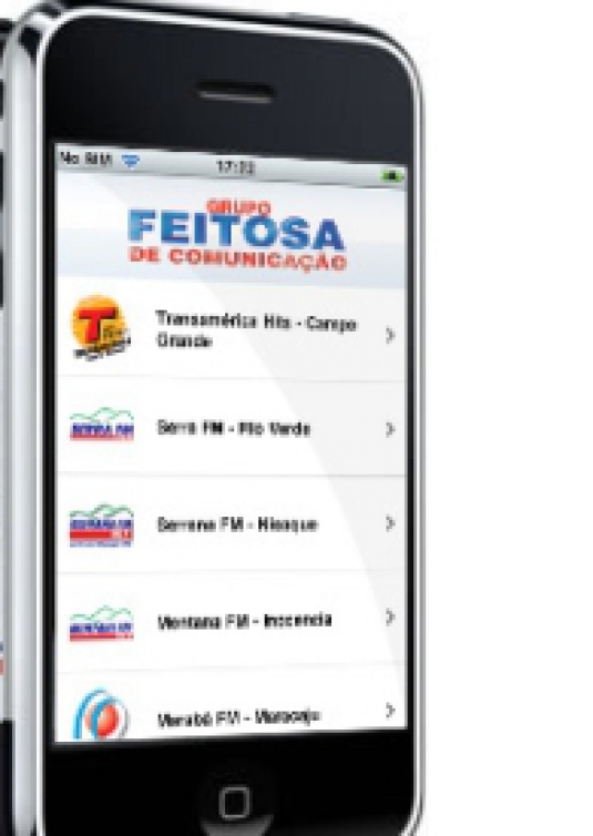 Emissoras do Grupo Feitosa de ComunicaÃ§Ã£o agora podem ser ouvidas no iPhone