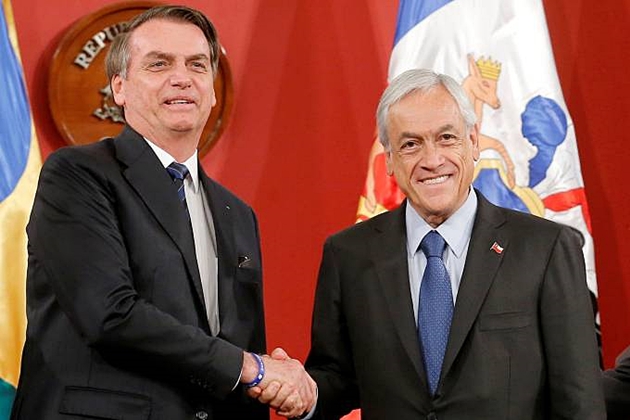 Frases de Bolsonaro sobre ditadura sÃ£o infelizesÂ, diz presidente chileno