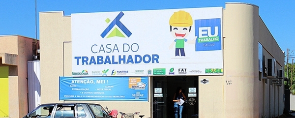 Casa do Trabalhador de SidrolÃ¢ndia oferece mais de 10 vagas de emprego