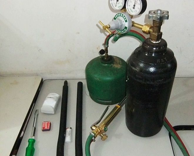 Apreendidos materiais usados em arrombamento de caixa eletrÃ´nico