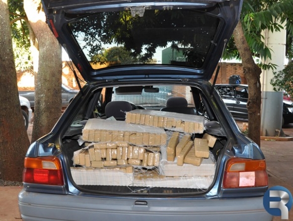 PRE apreende 260 tabletes de maconha que seguia para Campo Grande