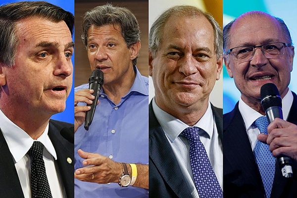 Ibope: Bolsonaro tem 31%; Haddad, 21%; Ciro, 11% e Alckmin, 8%