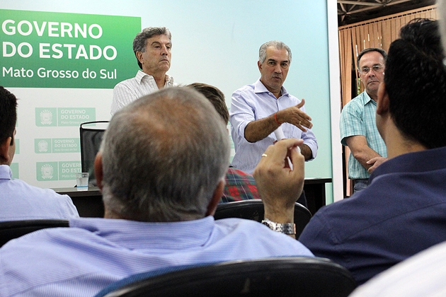 Reinaldo anuncia metas na infraestrutura e quer prioridade ao escoamento da safra