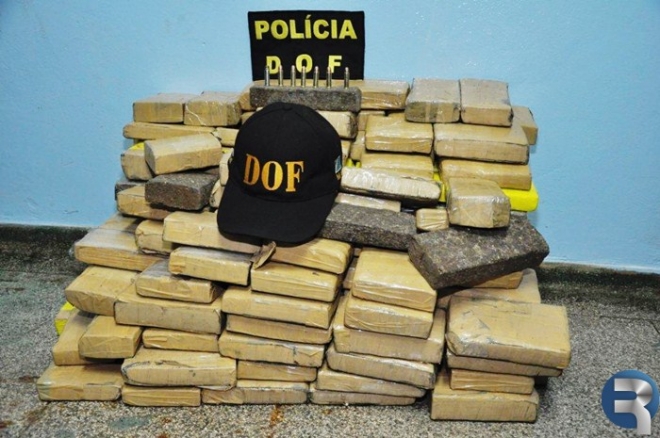 Apreeendidos em Maracaju 96 kg de maconha