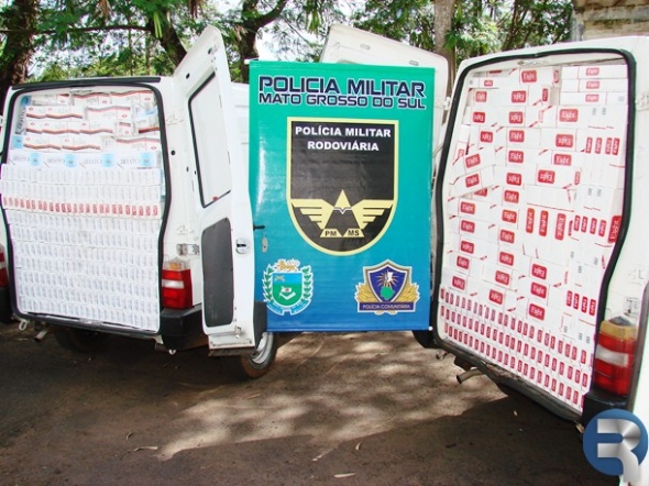 Mais de 5 mil pacotes de cigarros de origem estrangeira sÃ£o apreendidos pela PRE