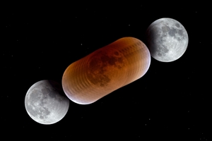 Eclipse mais longo do sÃ©culo terÃ¡ Lua de sangue e Marte mais perto
