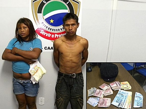 SIG prende casal acusado de furtar mercado em CaarapÃ³
