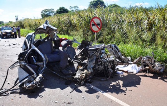 Acidente nesta manhÃ£ na BR-163 matou jovem de 21 anos