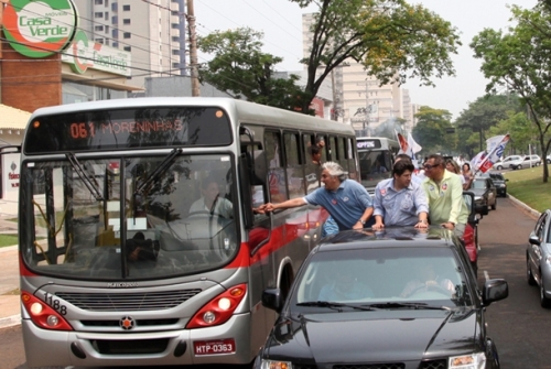 DelcÃ­dio participa da carreata da ForÃ§a do Povo em Campo Grande