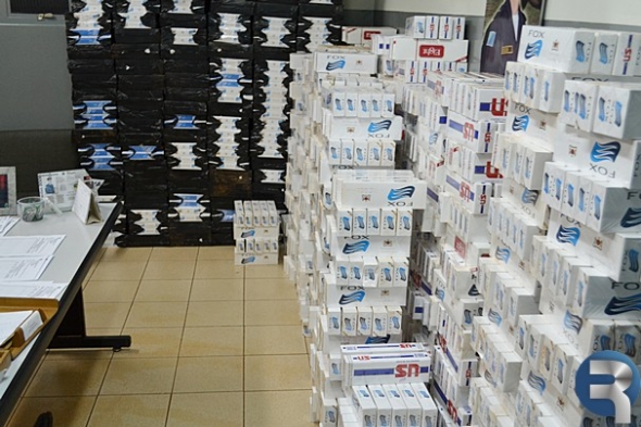 Policia Militar interceptou dois carregamentos de cigarros contrabandeados