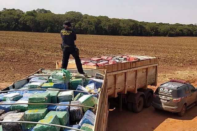 512 toneladas: Mato Grosso do Sul é recordista brasileiro em apreensão de drogas