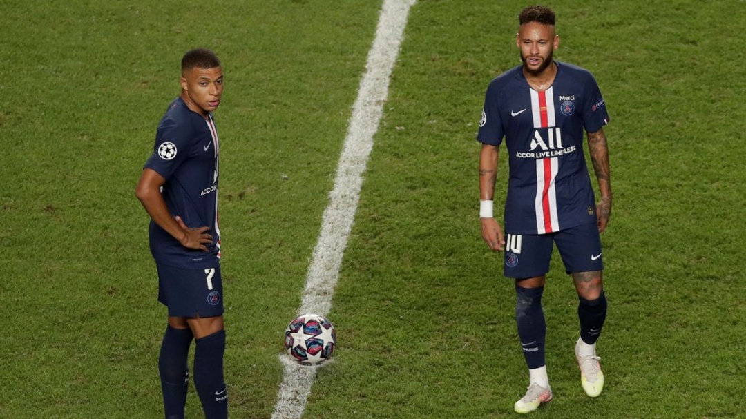 Desfalcado, PSG conta com gols de Neymar e Mbappe na Liga dos Campe&otilde;es